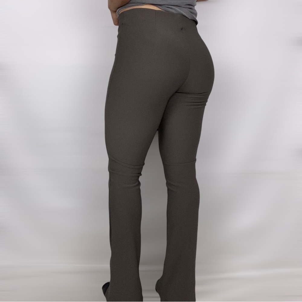 ZARA Front‎ Split Ribbed High Rise Pants - Picture 5 of 7